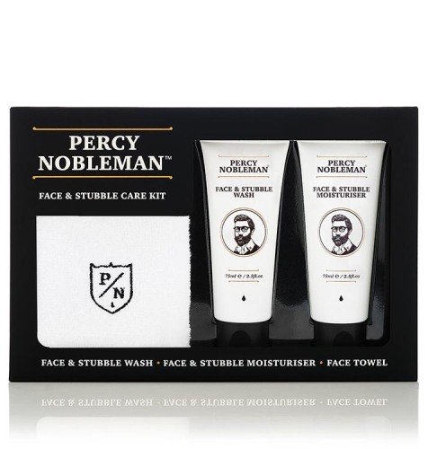 Percy Nobleman Face & Stubble Care Kit Veido ir barzdos priežiūros rinkinys, 1 vnt